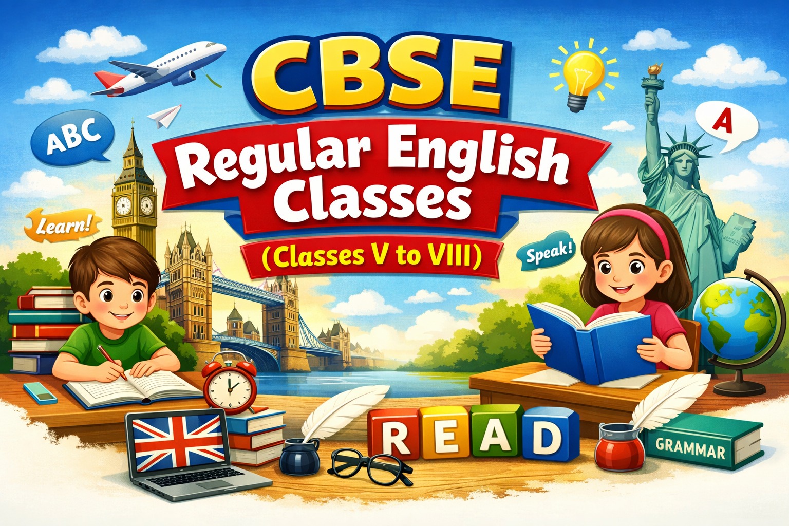 CBSE Regular English Classes (Classes V to VIII)